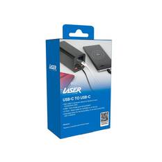 LASER 60W USB-C TO USB-C CABLE BLACK/WHITE 2 PACK 2M | FAST CHARGE & DURABLE, , scaau_hi-res