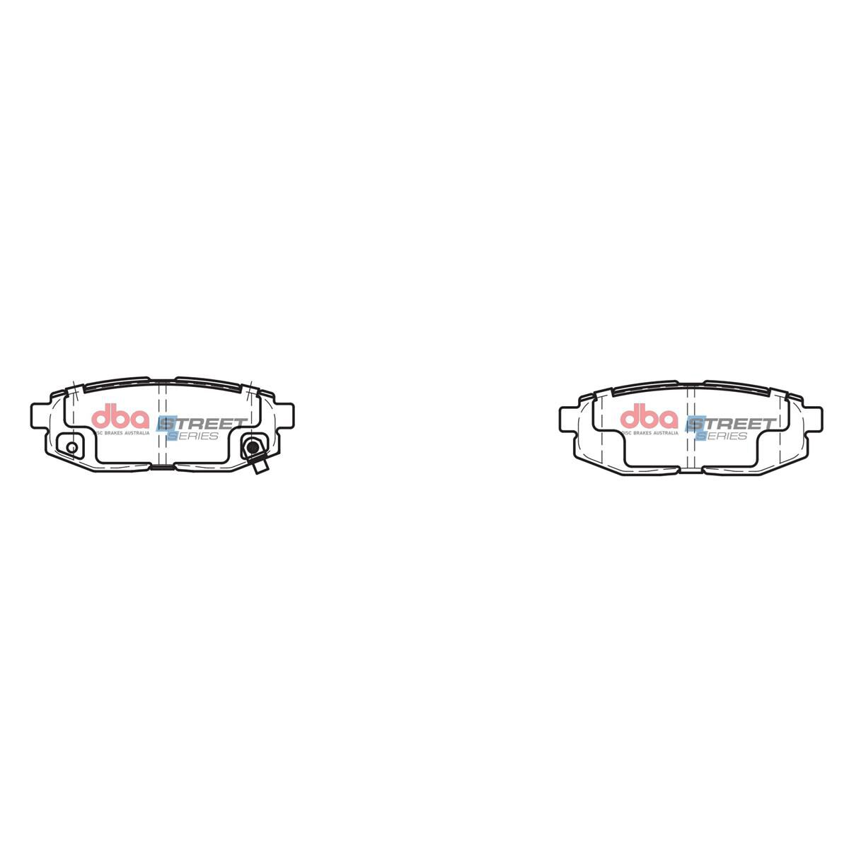 DBA SS STREET SERIES BRAKE PADS [ Subaru/Toyota Liberty / 86 / 2010-> R ], , scaau_hi-res