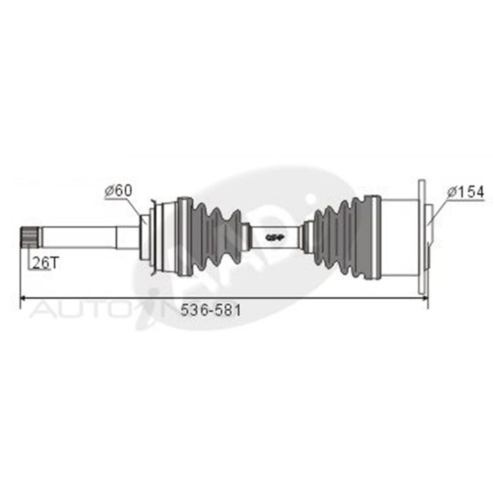 GSP CV Shaft - CVS.1161 | Supercheap Auto