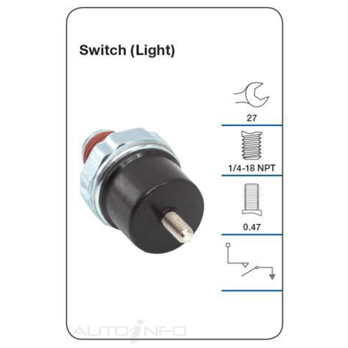 TRIDON OIL PRESSURE SWITCH (LIGHT), , scaau_hi-res