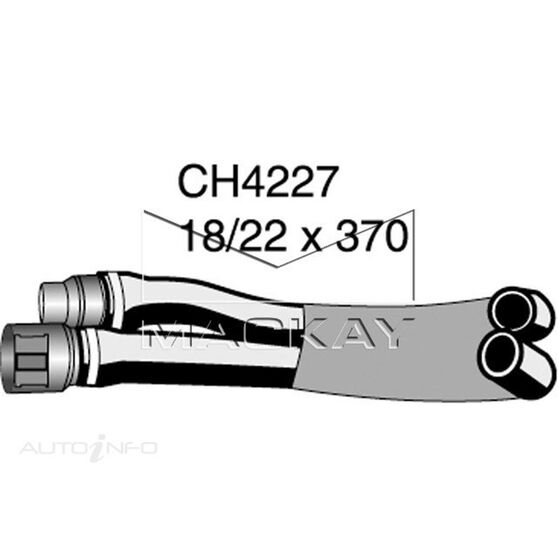 Heater Hose Front - HOLDEN COMMODORE VE - 6.0L V8  PETROL - Manual & Auto, , scaau_hi-res