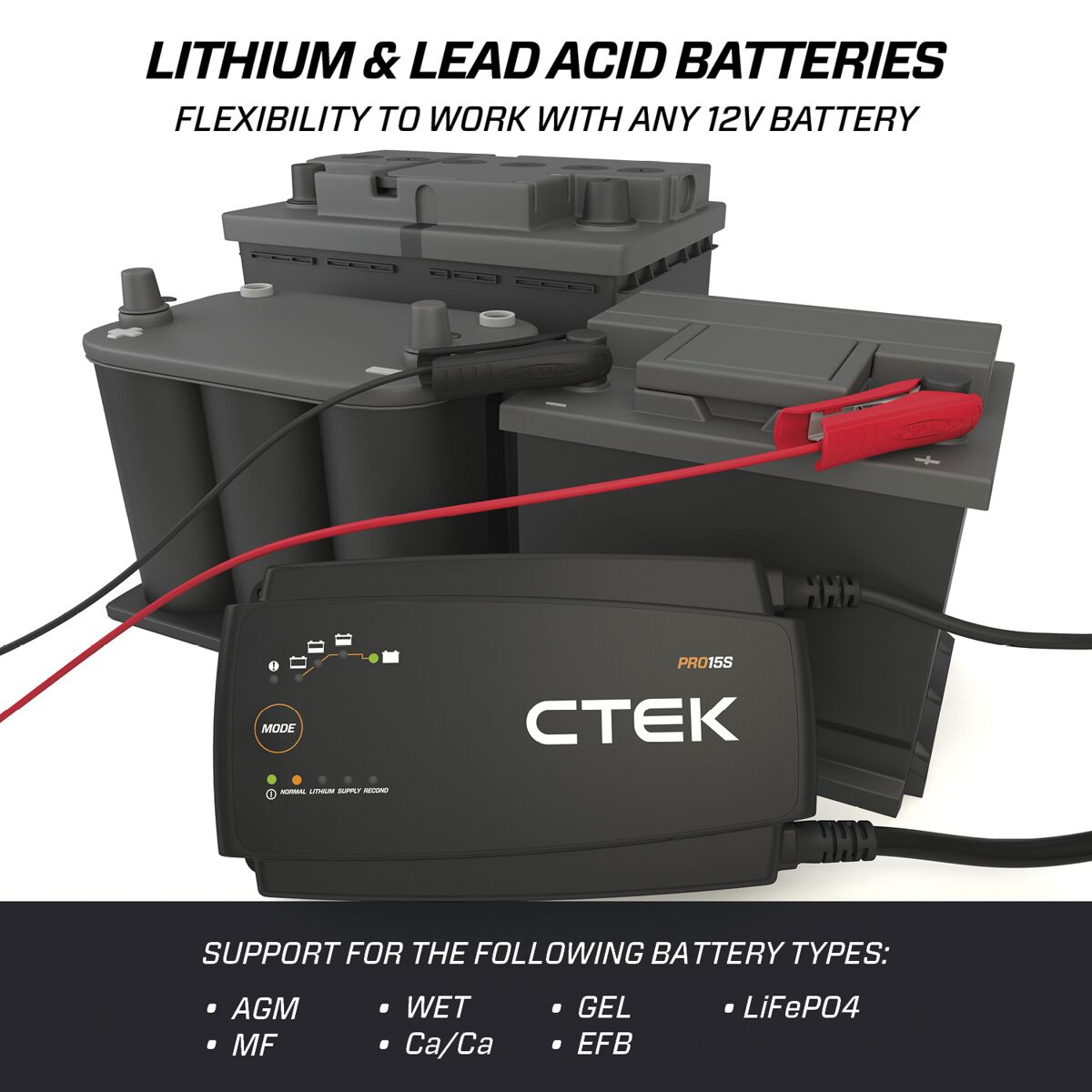 BATTERY CHARGER 12V 15A PRO15S CTEK, , scaau_hi-res