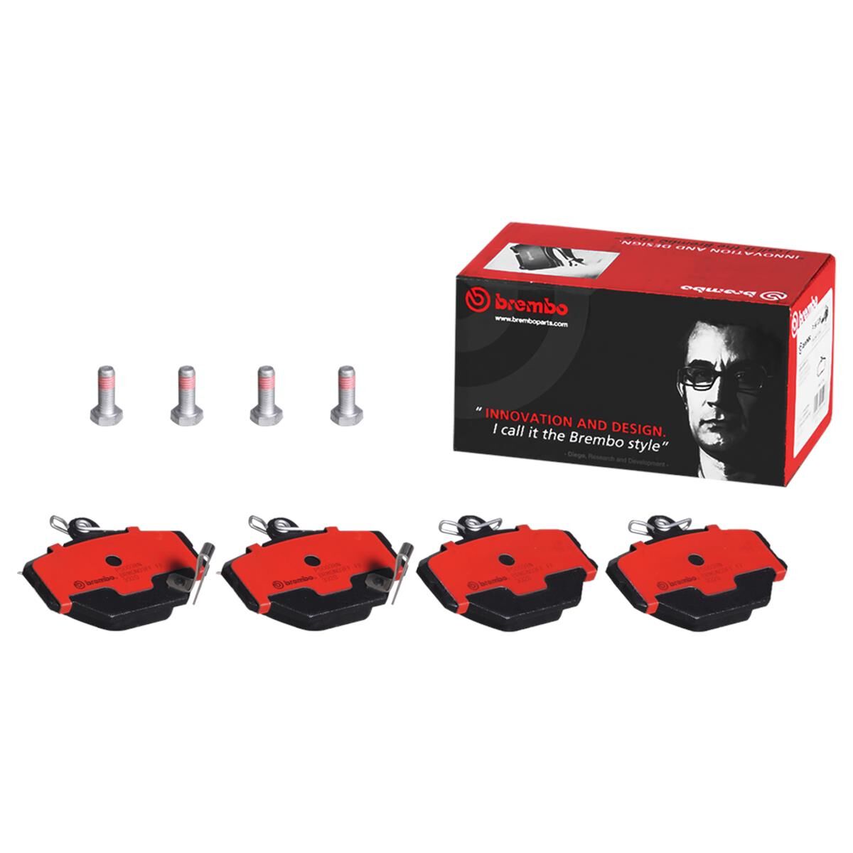 BREMBO DISC PAD SET NAO CERAMIC, , scaau_hi-res