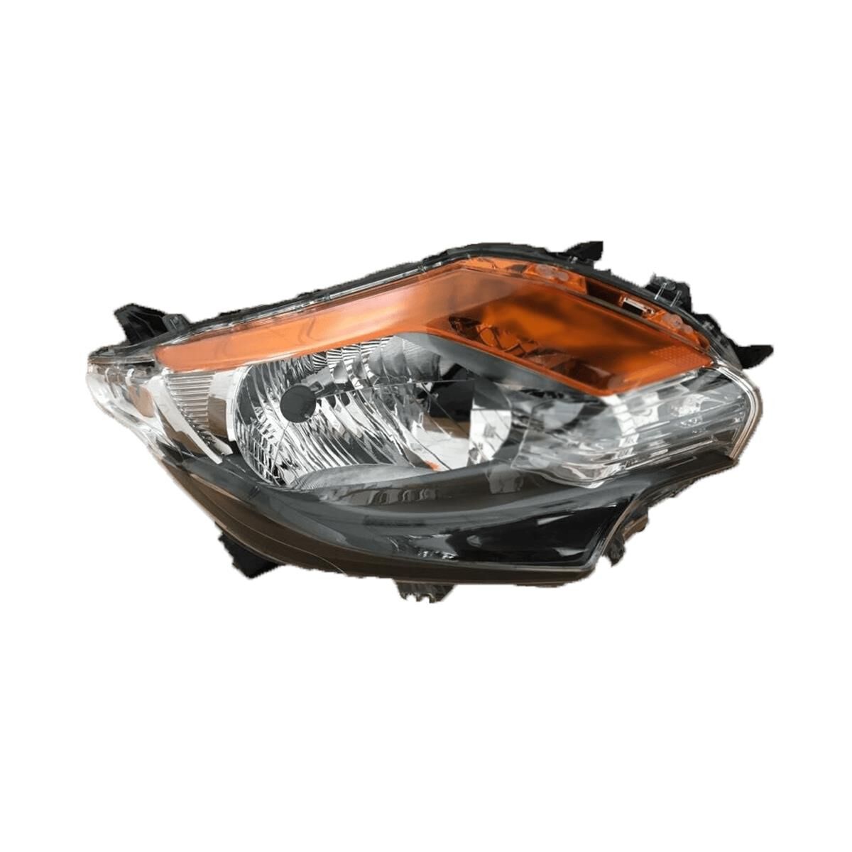 MITSUBISHI TRITON  MQ  01/2015 ~ ONWARDS  HEAD LIGHT BLACK  RIGHT HAND SIDE  WITH ORANGE REFLECTOR, , scaau_hi-res