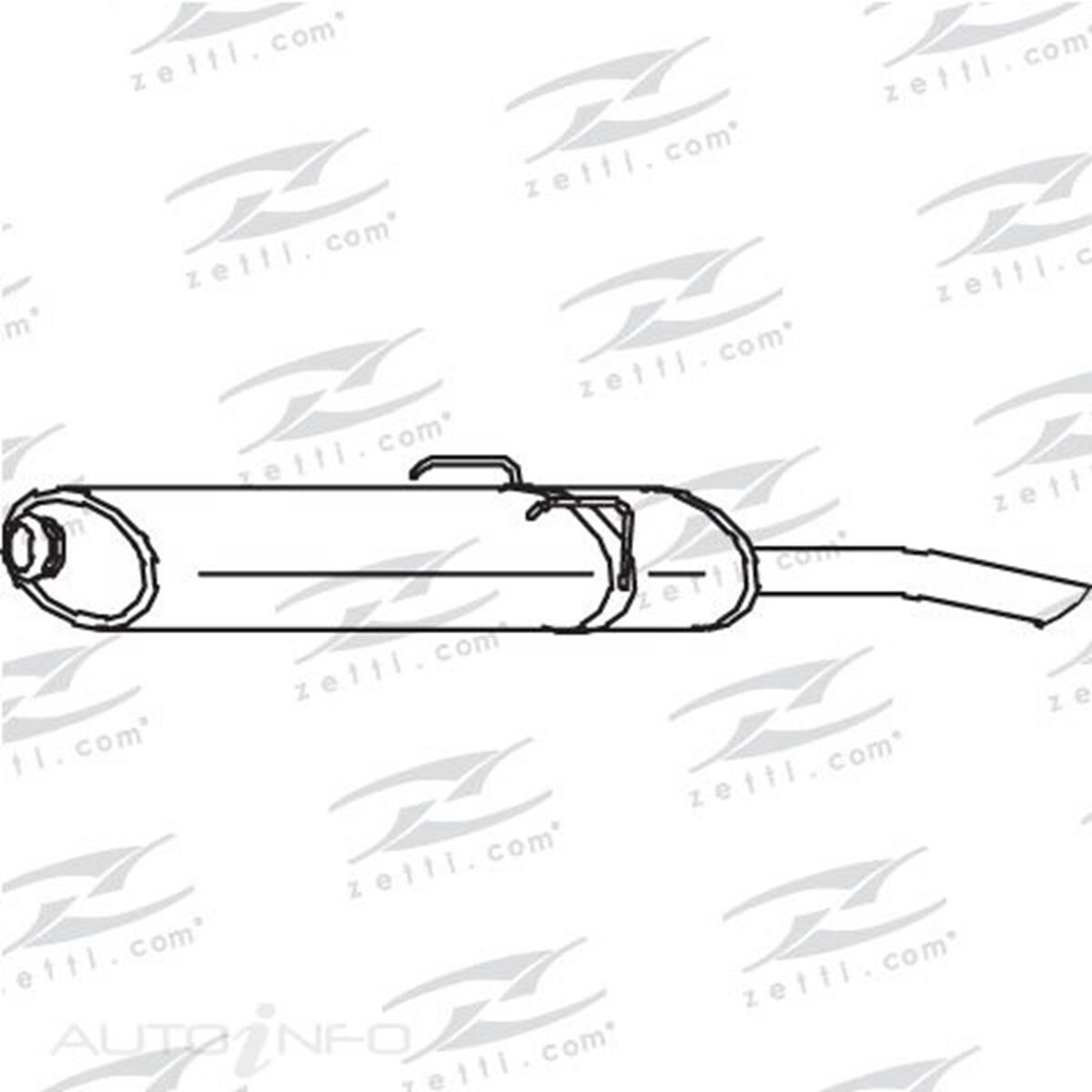 PG 405 M1116 90- FRONT MUFFLER, , scaau_hi-res