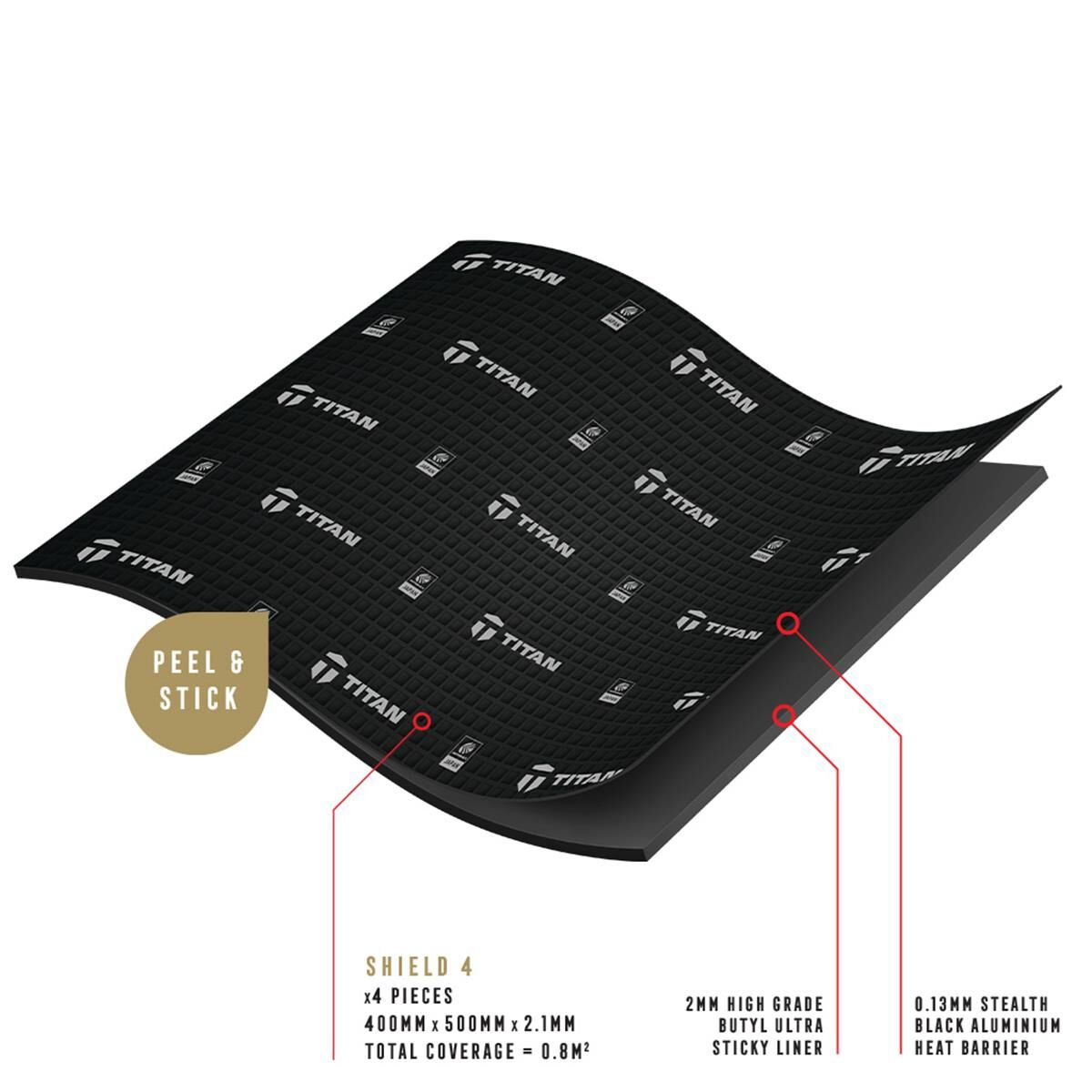 TITAN ACOUSTIC, VIBRATION DEFENCE 4 SHEETS, , scaau_hi-res