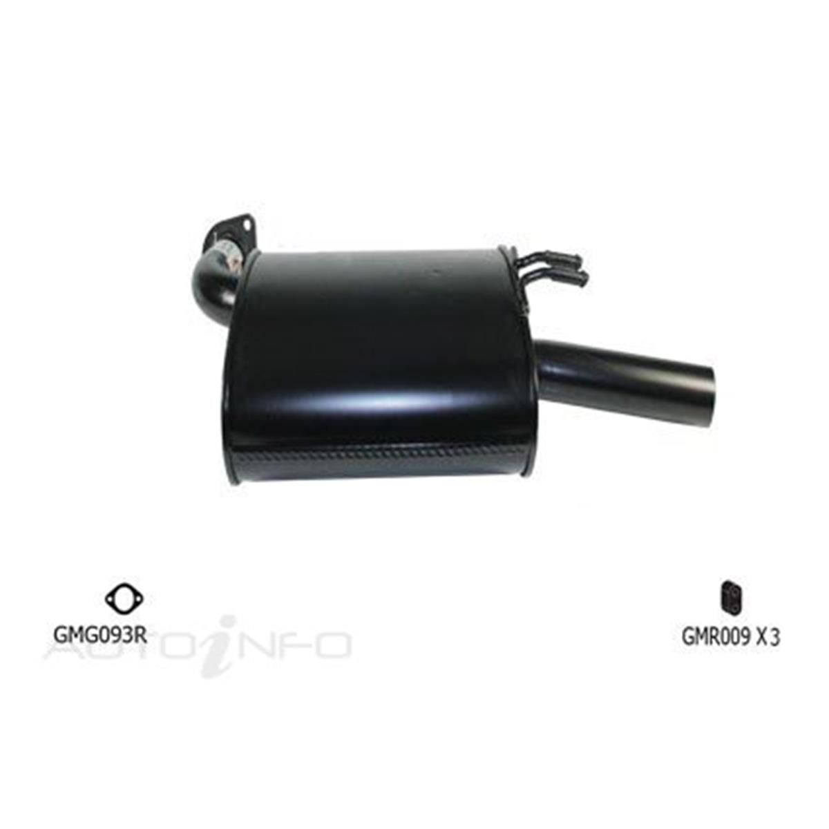 COMM VE SV6 3.6L TWIN 2 1/4" SEDAN RHS REAR SINGLE OUT, , scaau_hi-res