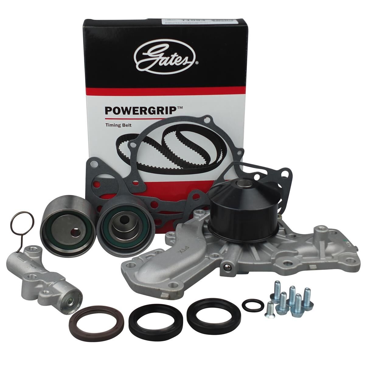 ENGINE TIMING KIT WITH HYDRAULIC TENSIONER & WATER PUMP, , scaau_hi-res