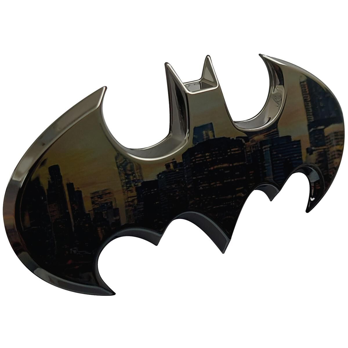 DC BATMAN 1989 BATWING 3D CAR EMBLEM (BLACK CHROME), , scaau_hi-res