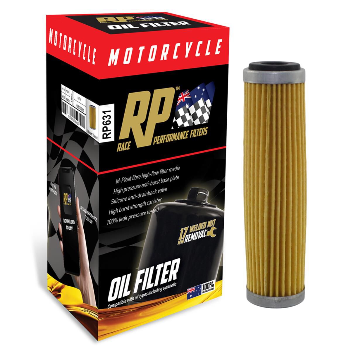 BIKE OIL FILTER RP631, , scaau_hi-res