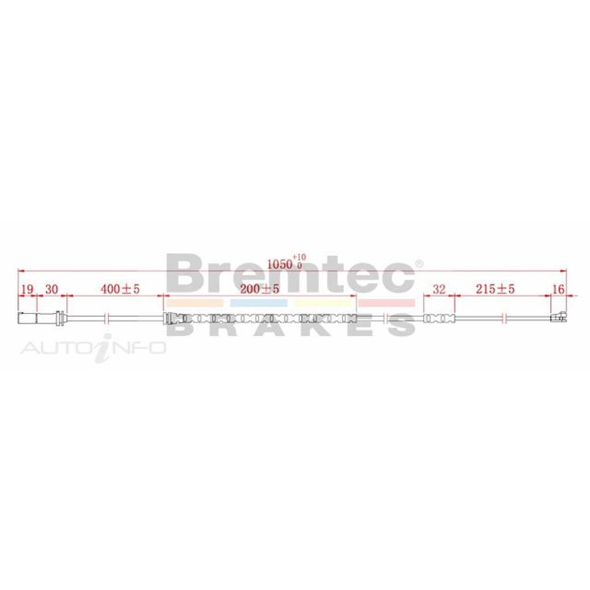 EUROLINE BRAKE WEAR SENSOR, , scaau_hi-res