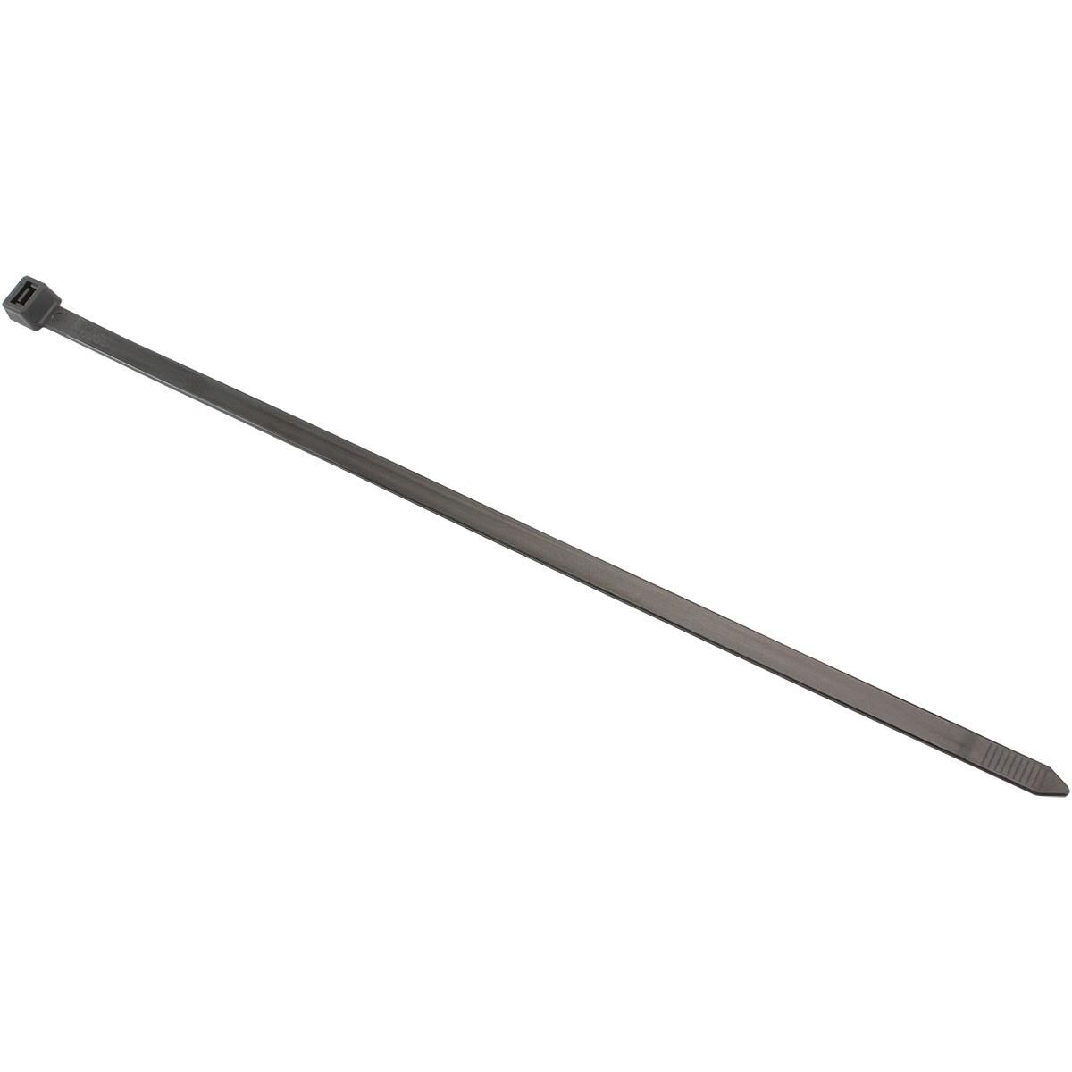 CABLE TIES 7.6MM X 300MM 100 PACK BLACK ZIP TIE PA66, , scaau_hi-res