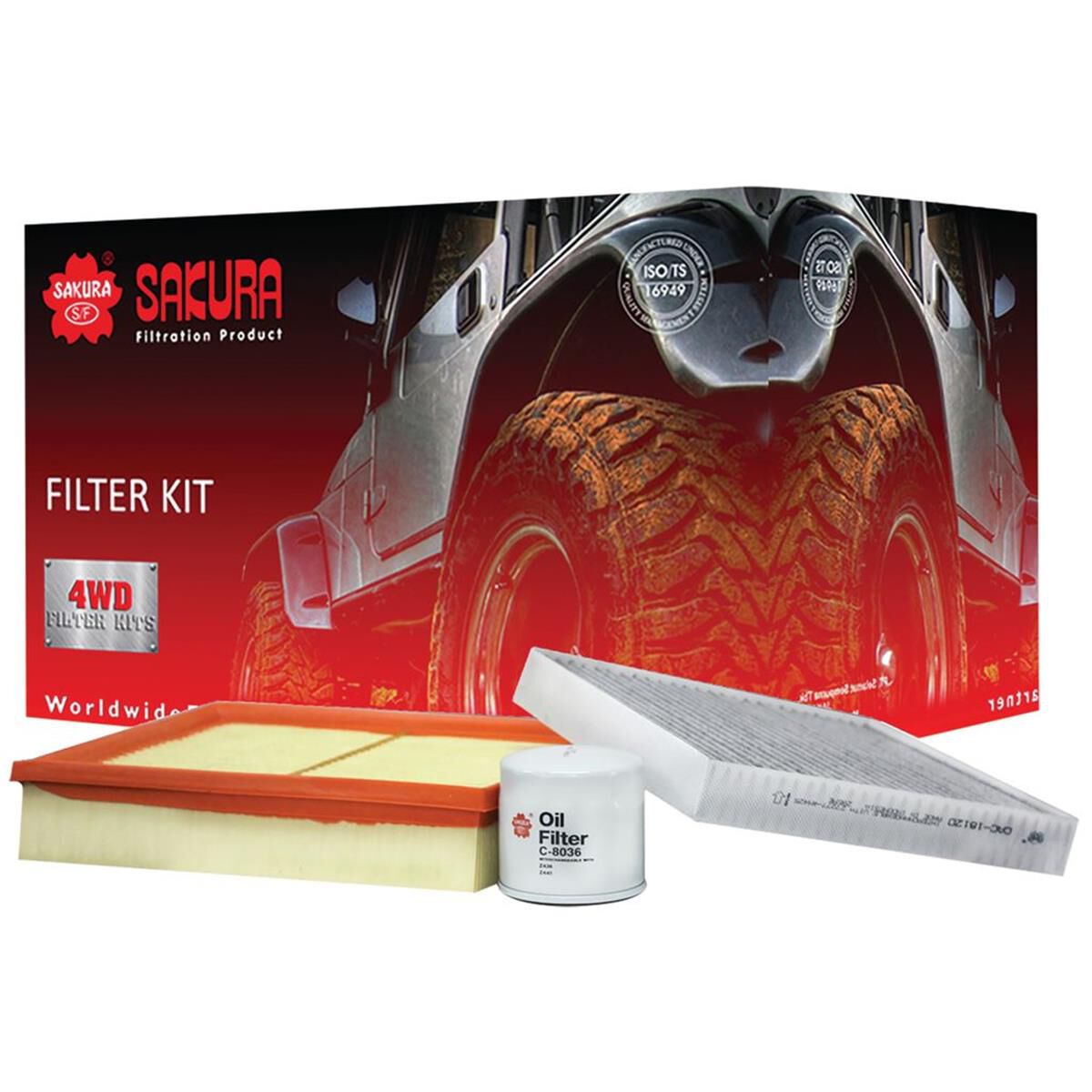 4WD FILTER KIT OIL AIR FUEL, , scaau_hi-res