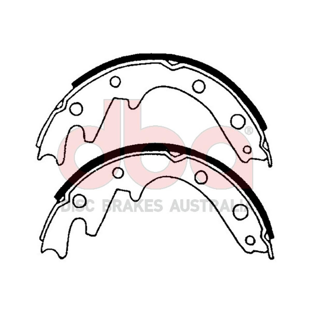 Street Series Brake Shoes [Ford Falcon 1960-66  228.6mm], , scaau_hi-res