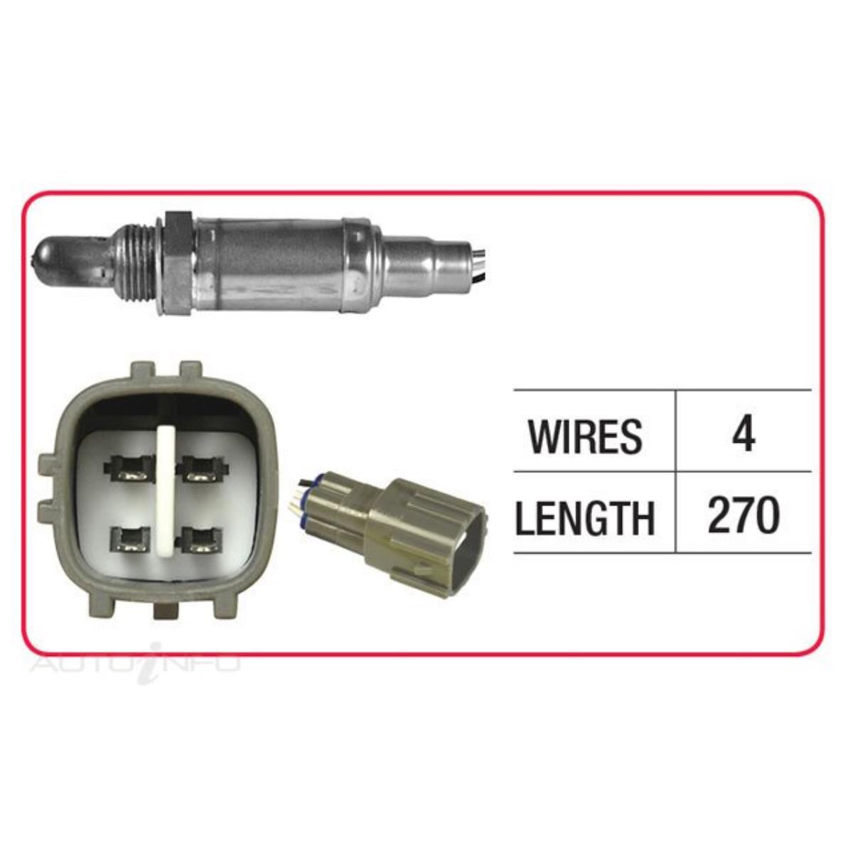 OX SENSOR - TOYOTA 4 WIRE - DIRECT FIT, , scaau_hi-res