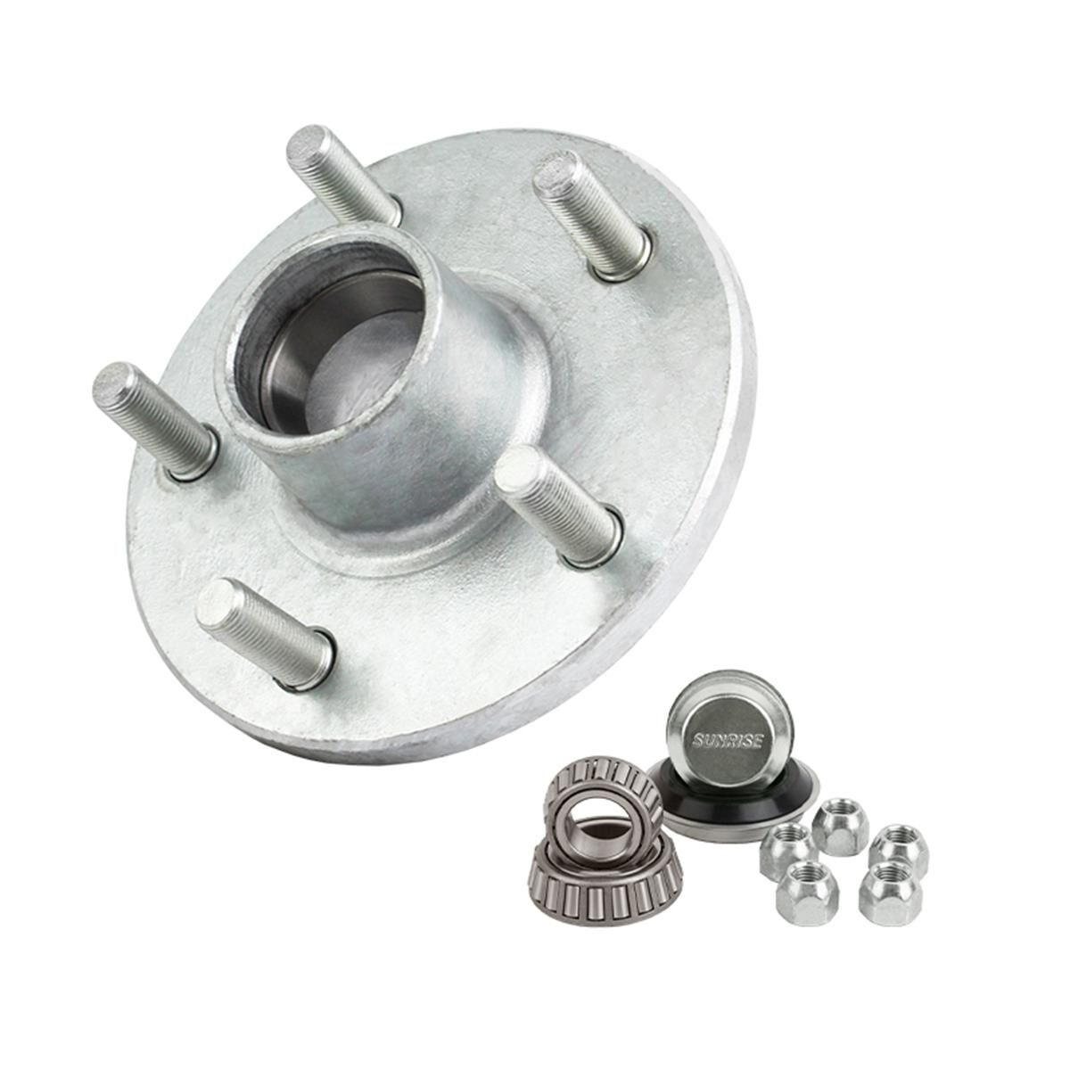 Sunrise Trailer Lazy Hub Galvanised - Holden HT, LM, , scaau_hi-res