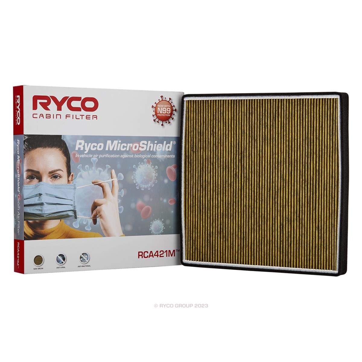 Ryco N99 MicroShield Cabin Air Filter RCA421M, , scaau_hi-res