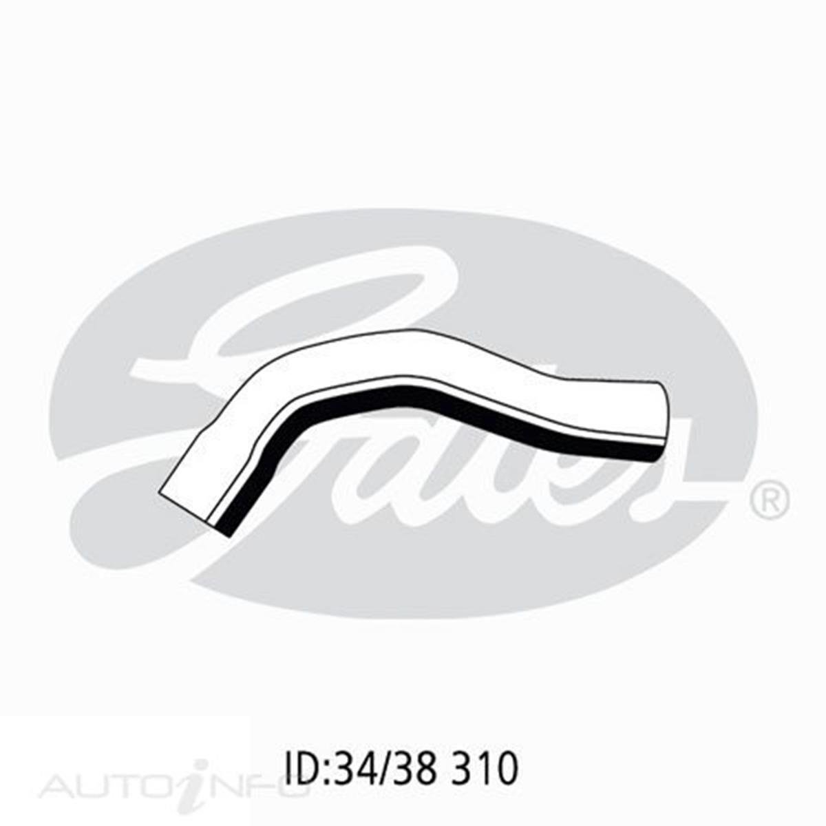 05-1966 GATES RADIATOR HOSE, , scaau_hi-res
