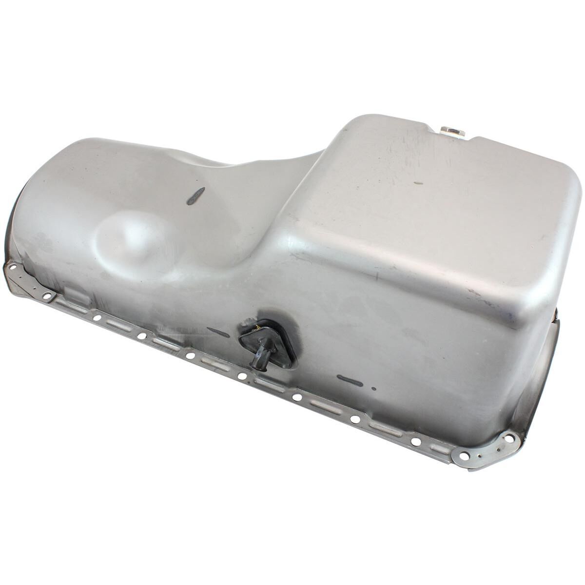 STEEL STOCK OIL PAN BBC RAW RH/SIDE DIPSTICK REAR SUMP, , scaau_hi-res