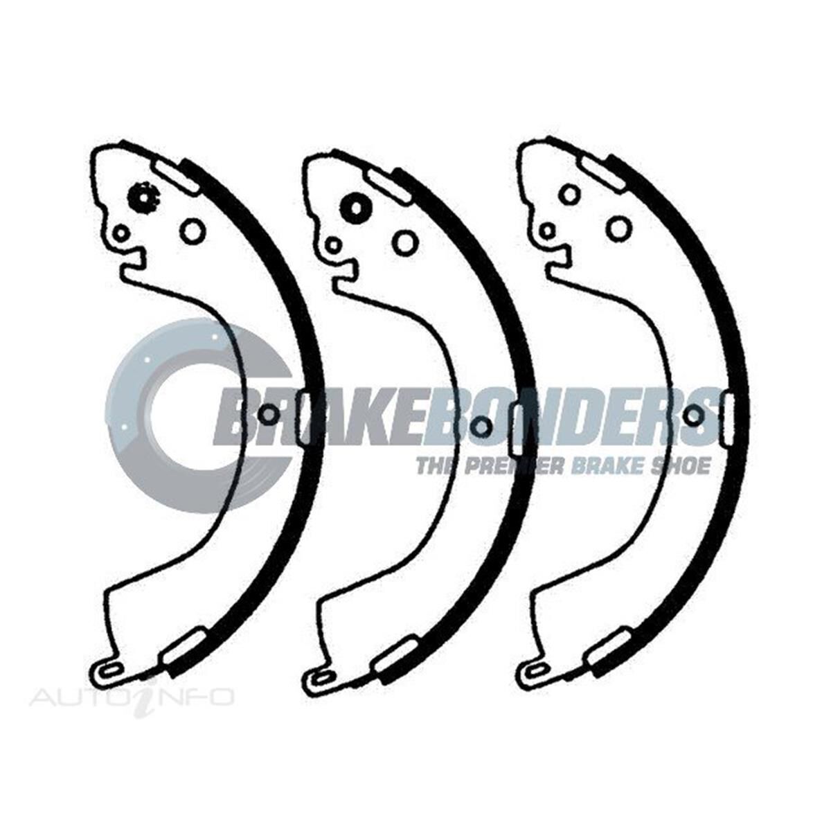 Brake Shoes - Mitsubishi 270mm, , scaau_hi-res