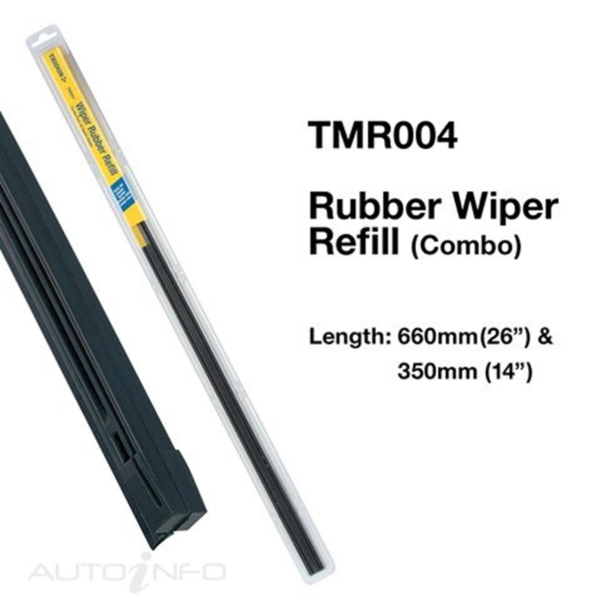WIPER TRIDON RUBBER COMBO 26IN & 14IN, , scaau_hi-res