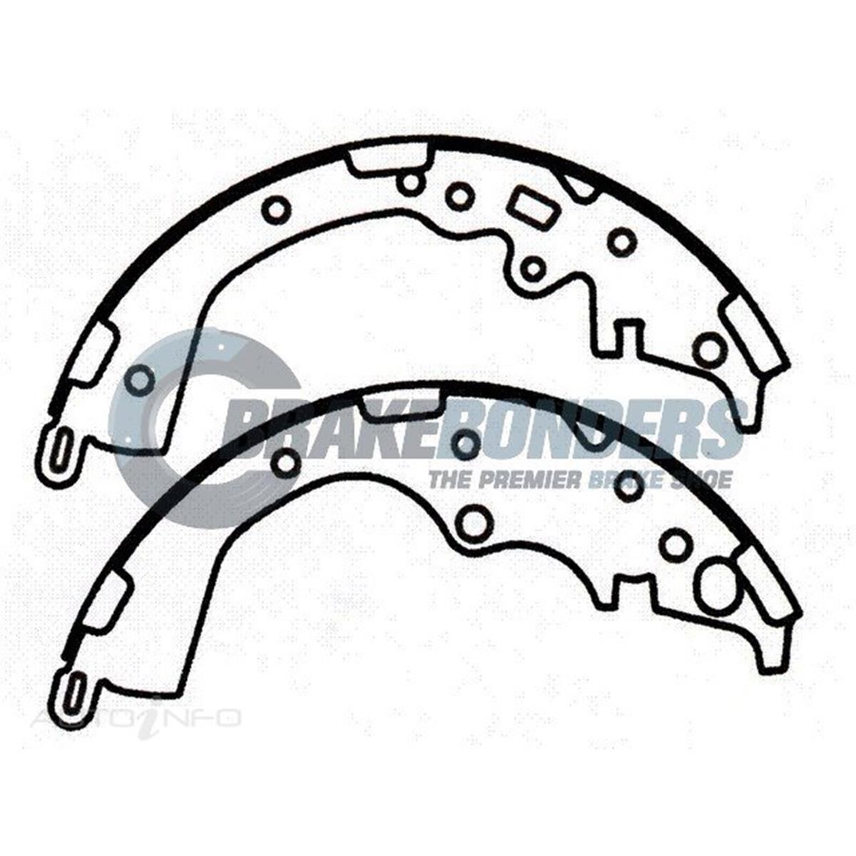 Brake Shoes - Toyota 254mm, , scaau_hi-res