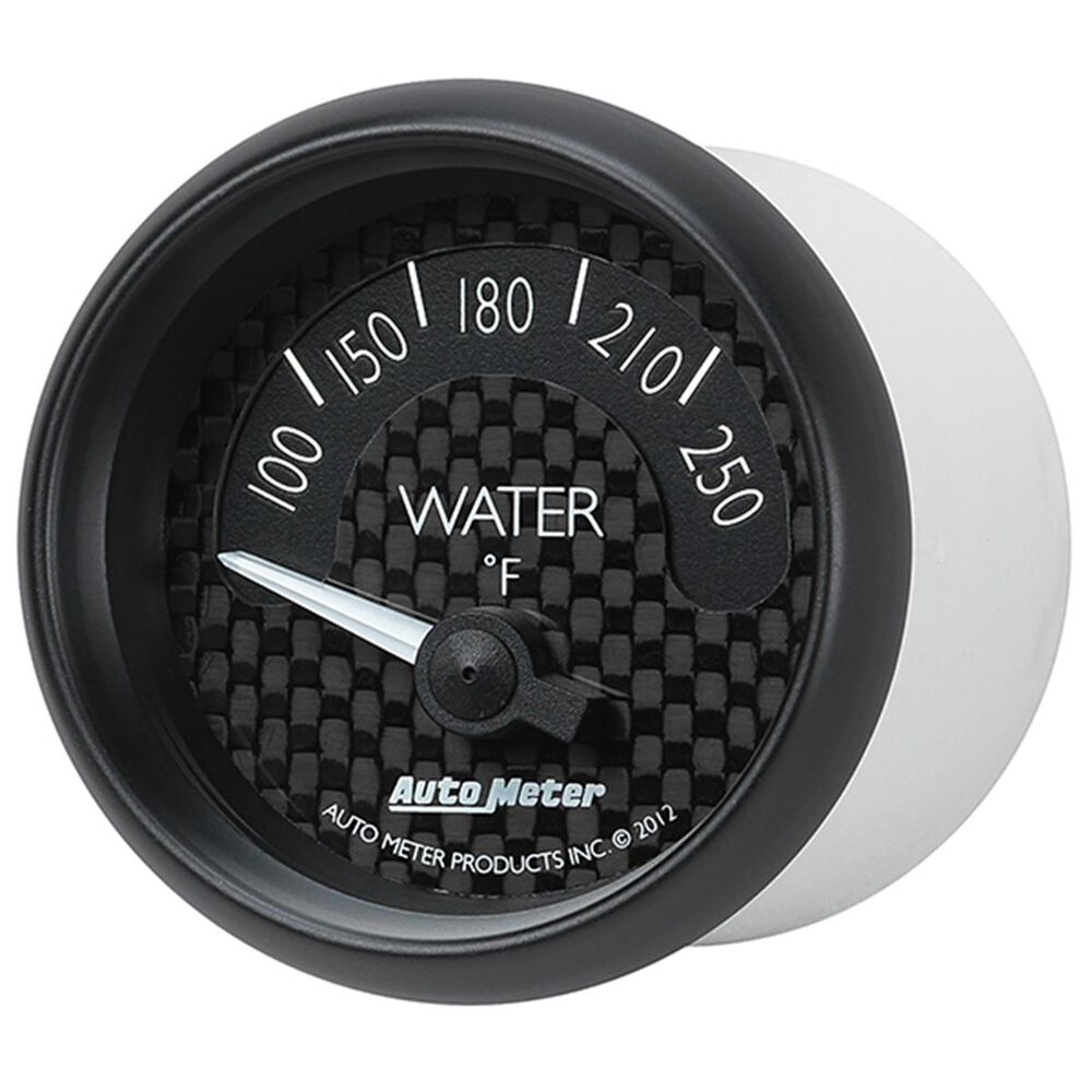 Autometer GT Series Water Temperature Gauge Electric 150 250 F, 2 1