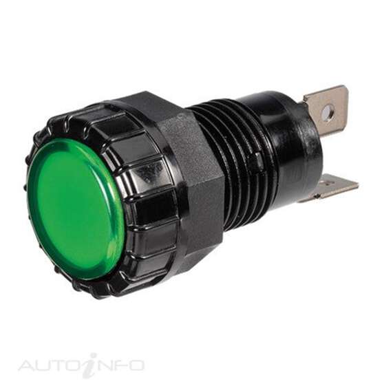 PILOT LED 12V GREEN BL, , scaau_hi-res