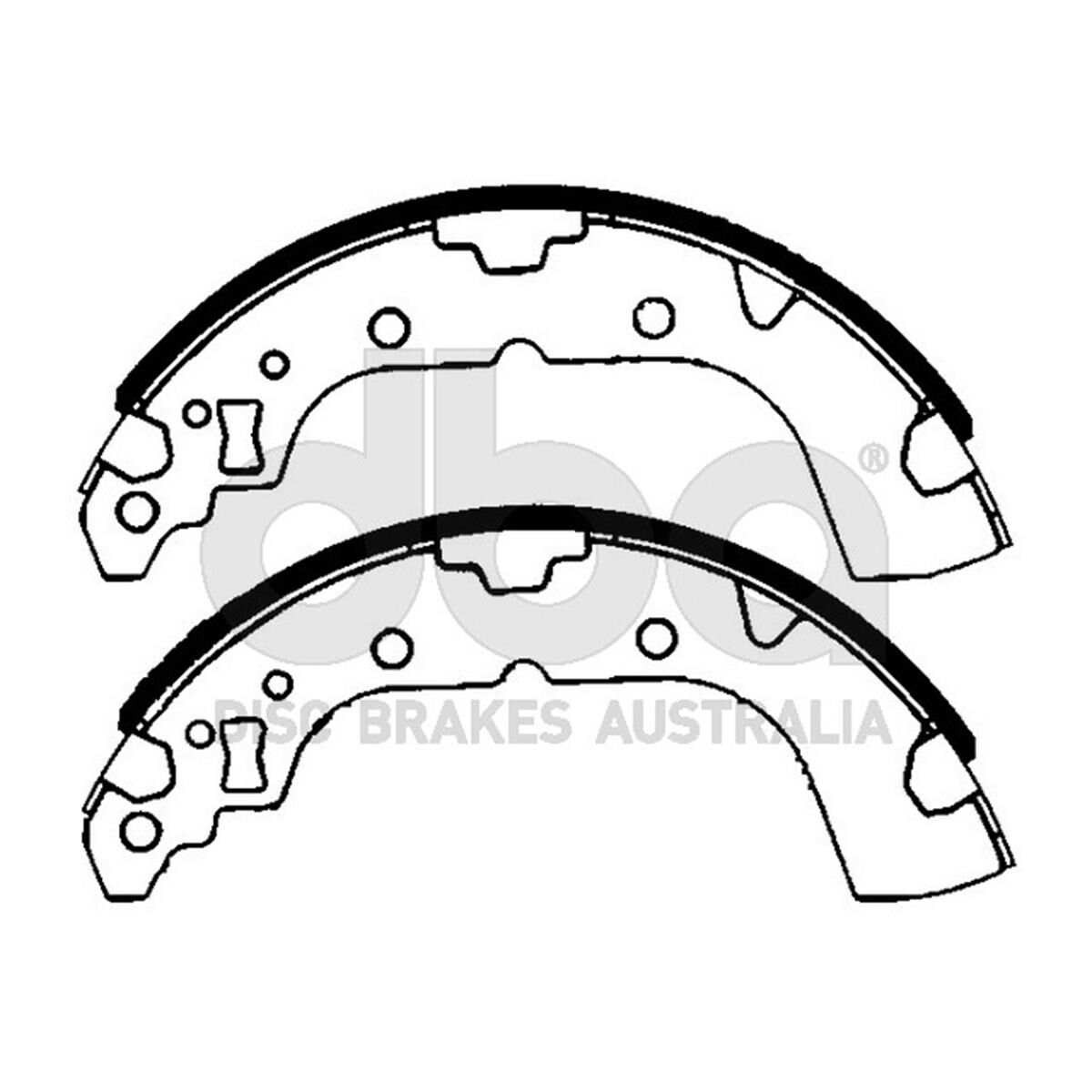 Street Series Brake Shoes [Mitsubishi Mirage 180mm], , scaau_hi-res
