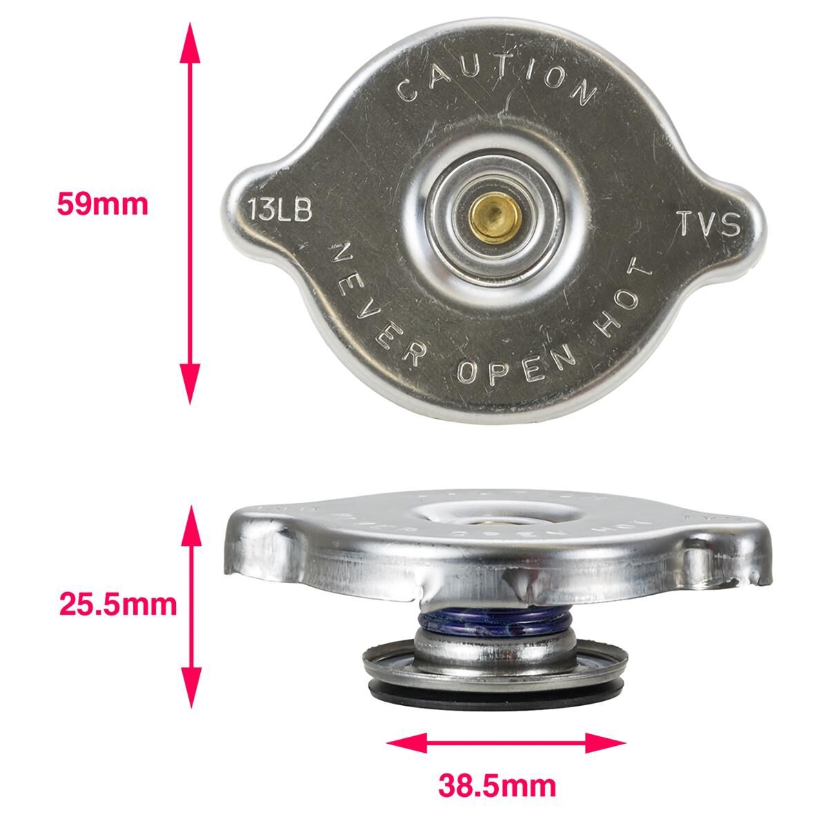 Radiator Cap Recovery System 13PSI, 90KPA, , scaau_hi-res
