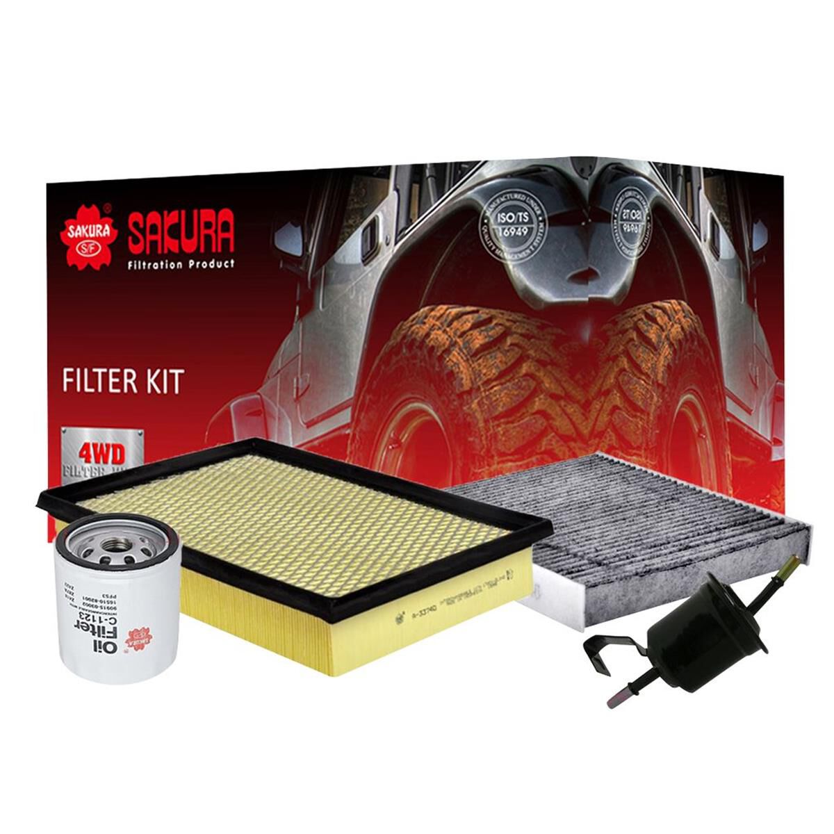 4WD FILTER KIT OIL AIR FUEL, , scaau_hi-res