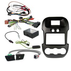 INSTALL KIT TO SUIT FORD RANGER PX (BLACK), , scaau_hi-res