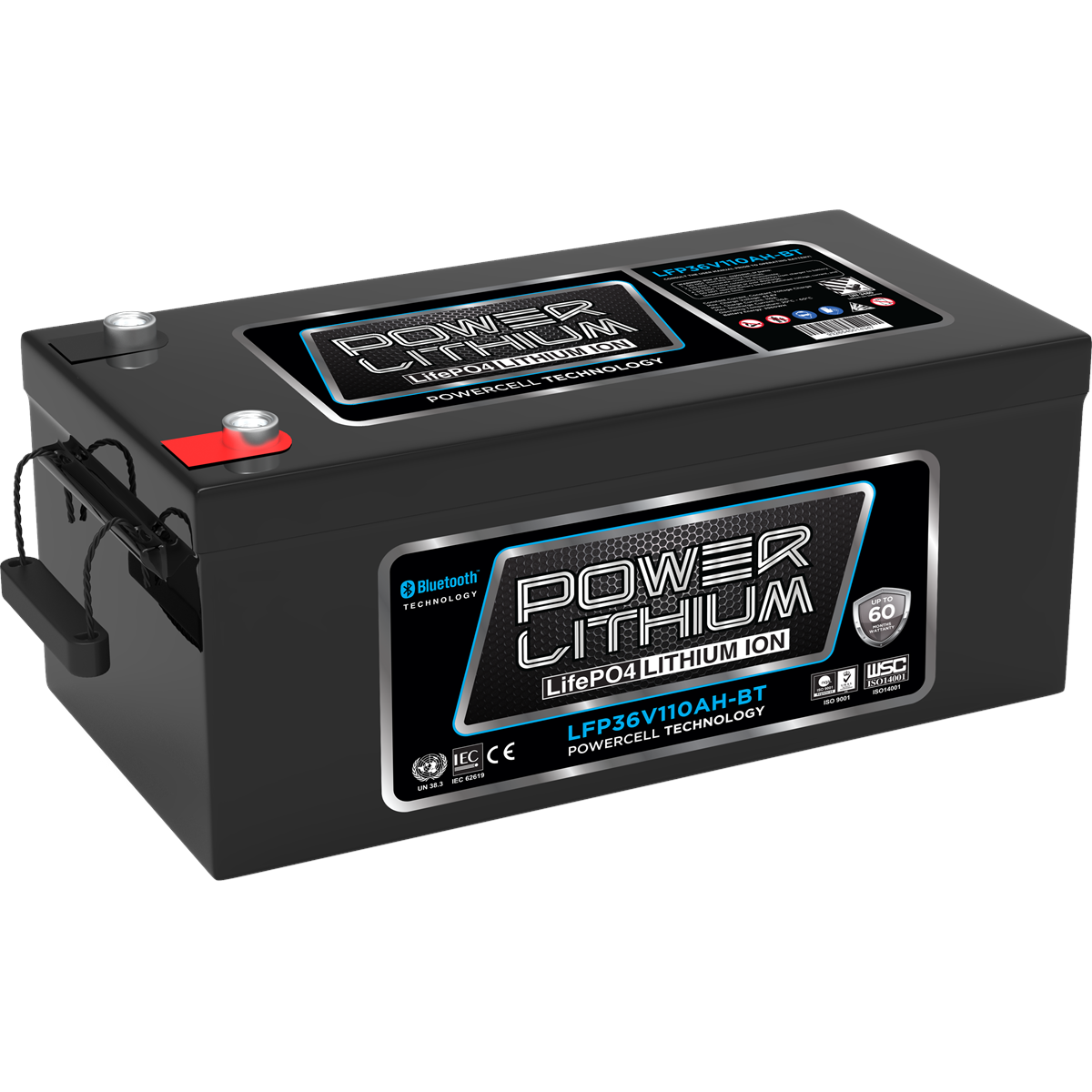 POWERCRANK DEEP CYCLE LITHIUM BATTERY 38.4V 110AH BLUETOOTH, , scaau_hi-res