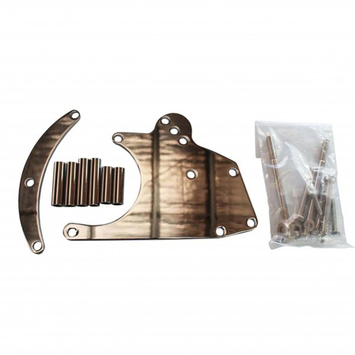 TFI Racing Chrome Air Conditioning Relocation Bracket Kit to suit LS ...