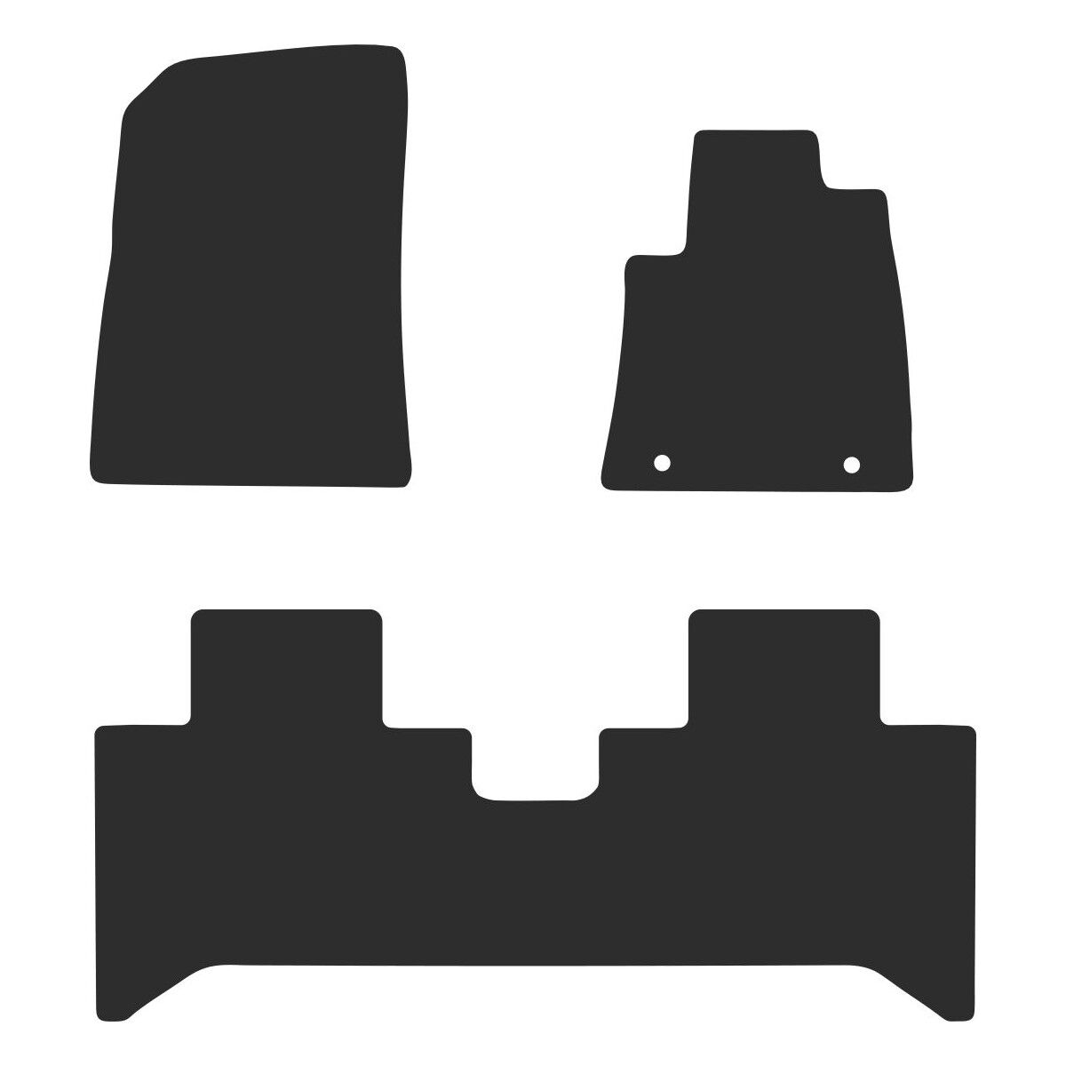 EXECUTIVE RUBBER CAR MATS FOR BYD SHARK 6 2024 ONWARDS, , scaau_hi-res