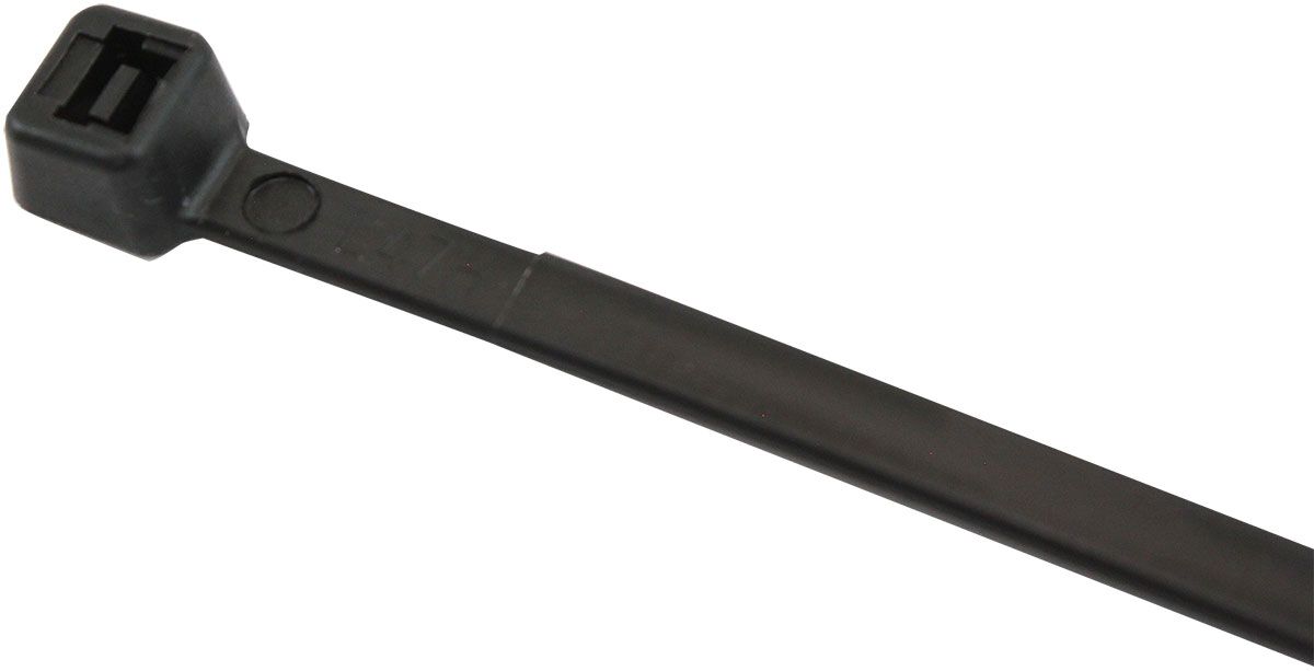 CABLE TIES 4.8MM X 200MM 1000 PACK BLACK ZIP TIE PA66, , scaau_hi-res