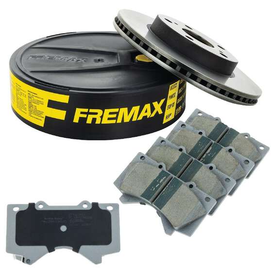 FREMAX+PRO-LINE BRAKE BUNDLELANDCRUISER VDJ200 4.4L 2015- TOYOTA FRONT 354MM, , scaau_hi-res