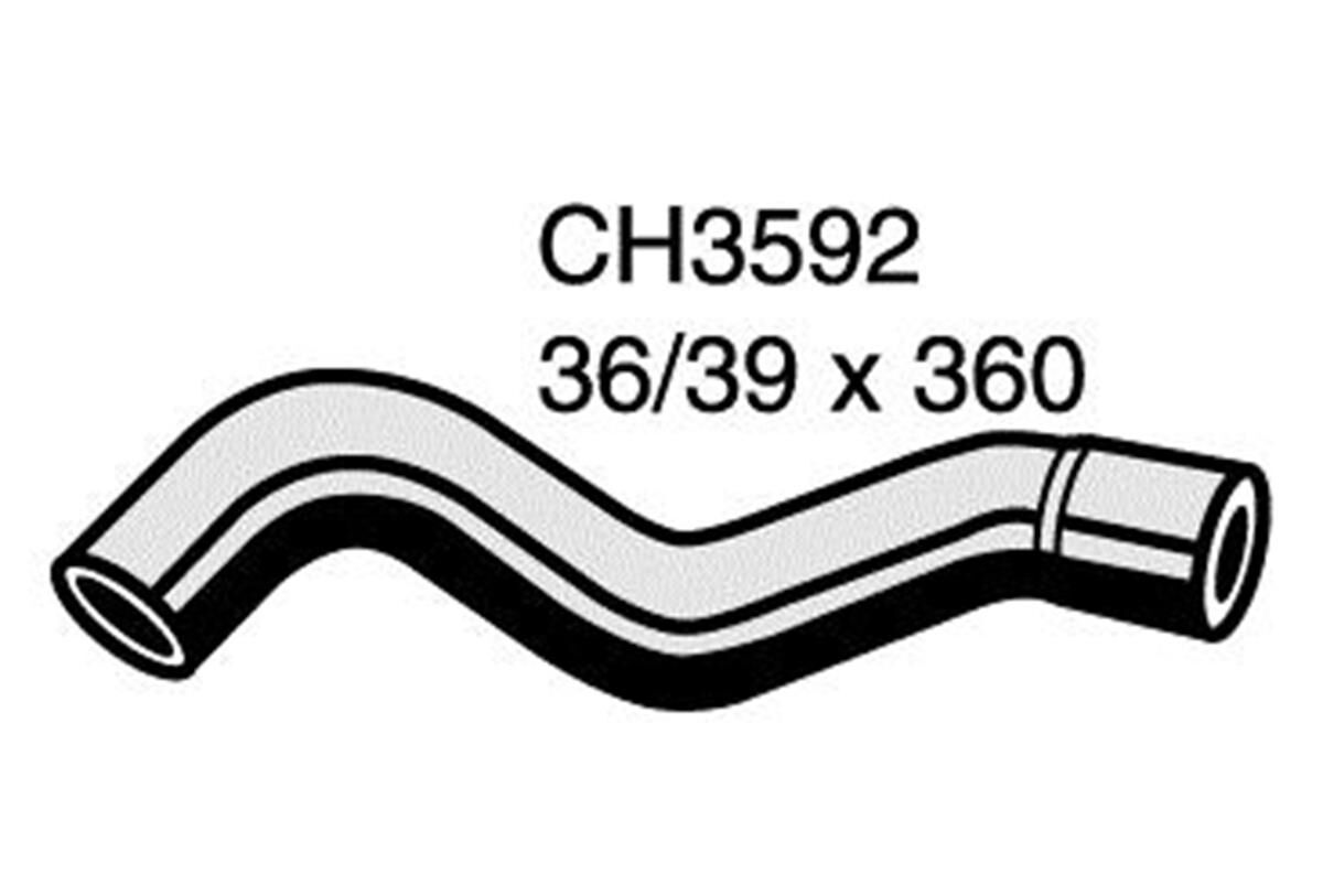 Radiator Upper Hose  - HOLDEN RODEO TF - 3.0L I4 Turbo DIESEL - Manual & Auto, , scaau_hi-res