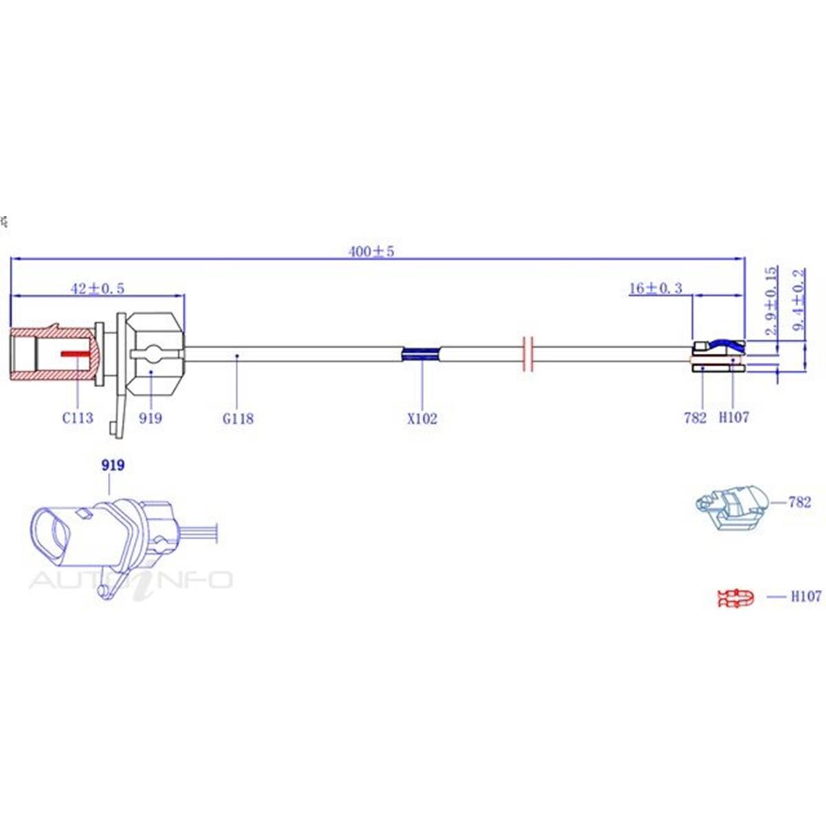 EUROLINE BRAKE WEAR SENSOR, , scaau_hi-res