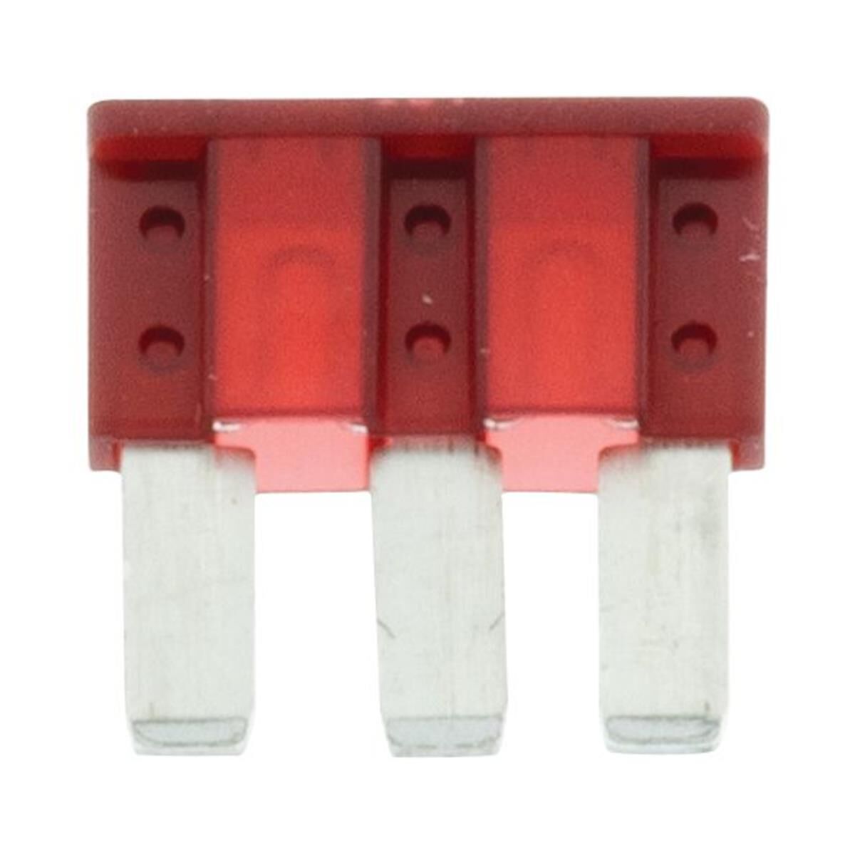 PKT 5 MICRO 3 BLADE FUSE 7.5 AMP BROWN DUAL CIRCUIT - FUSES & CIRCUIT BREAKERS, , scaau_hi-res