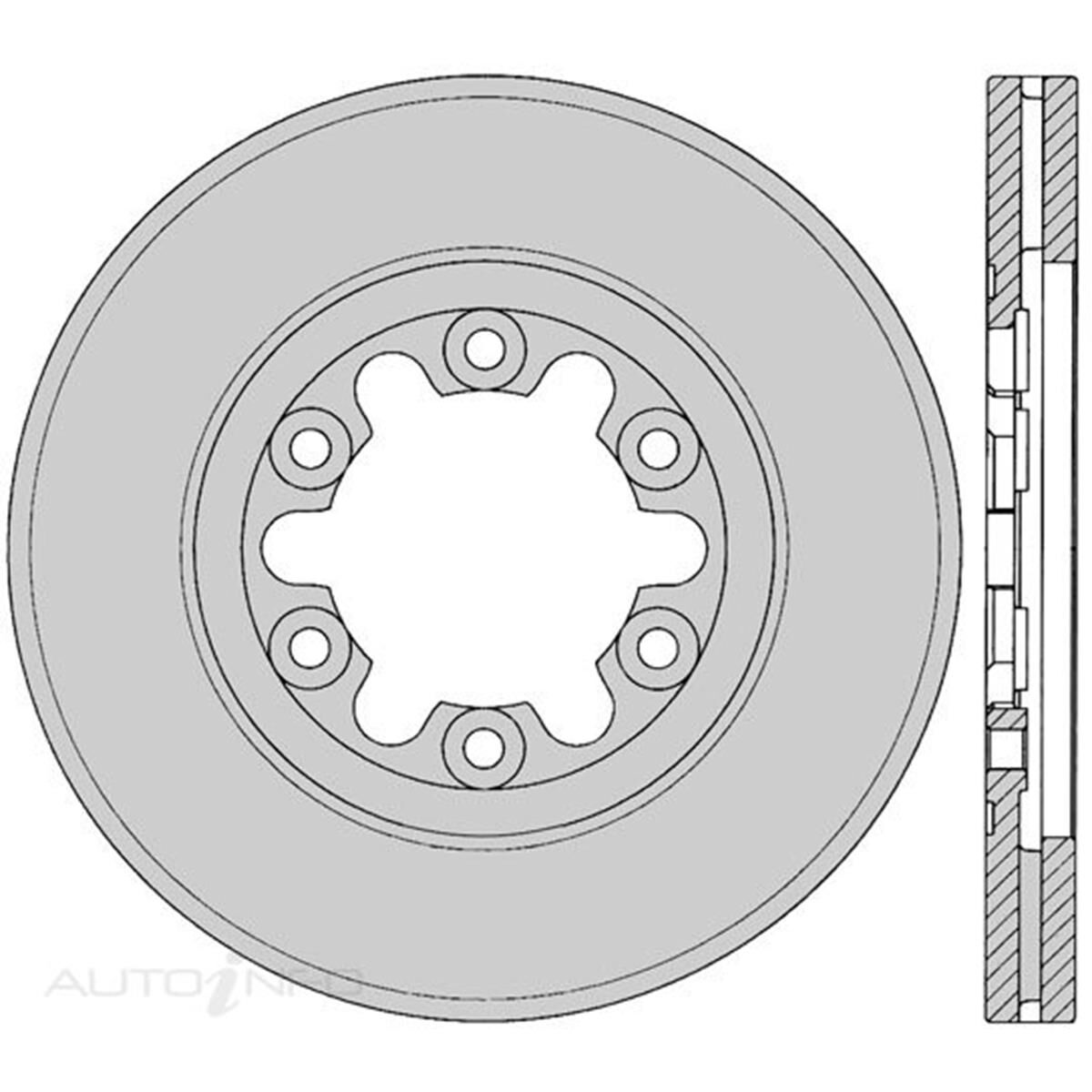 IBS Brake Rotor - Single, BR958 | Supercheap Auto