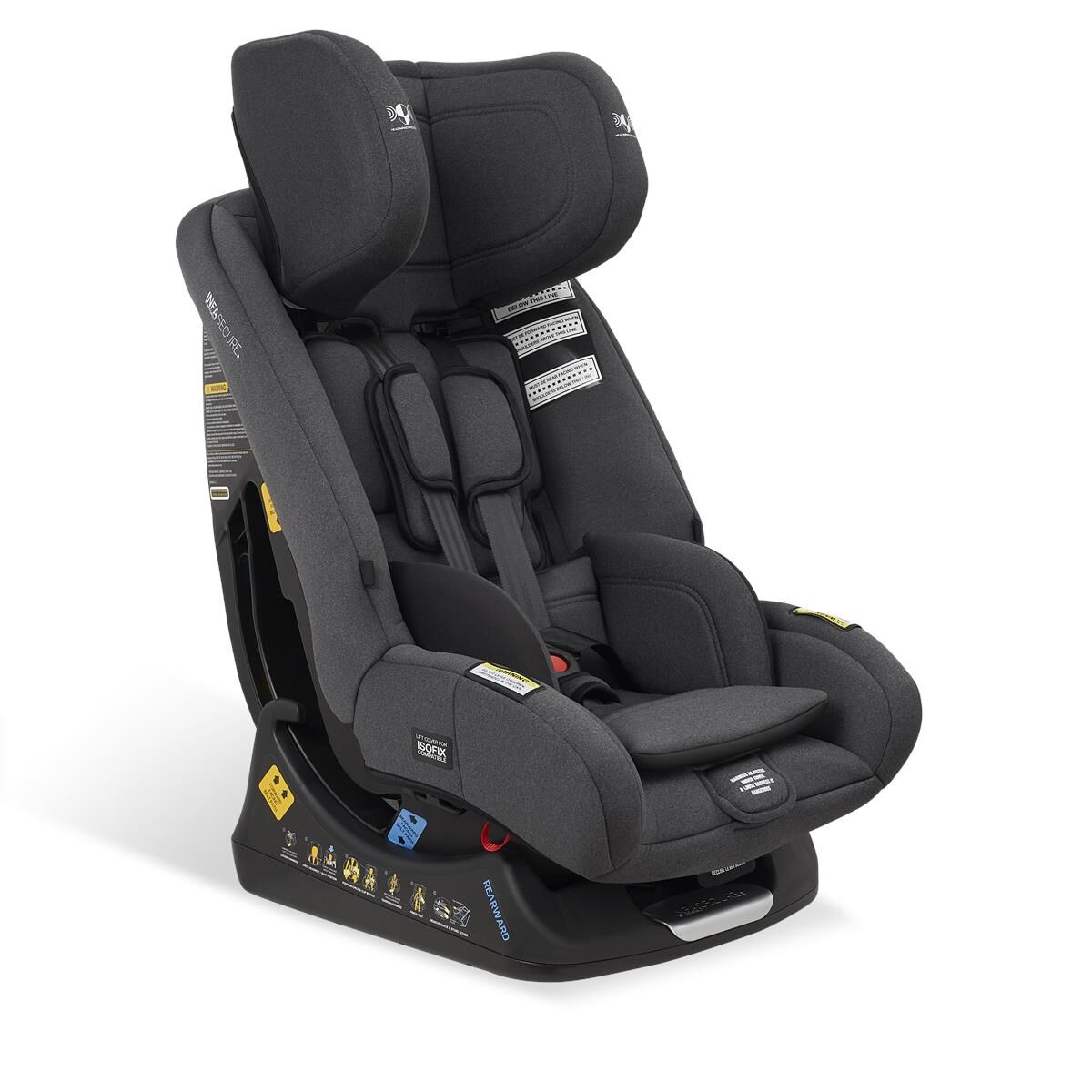 MOMENTUM GO ISOFIX 0 TO 4 YEARS - BLACK FLECK, , scaau_hi-res