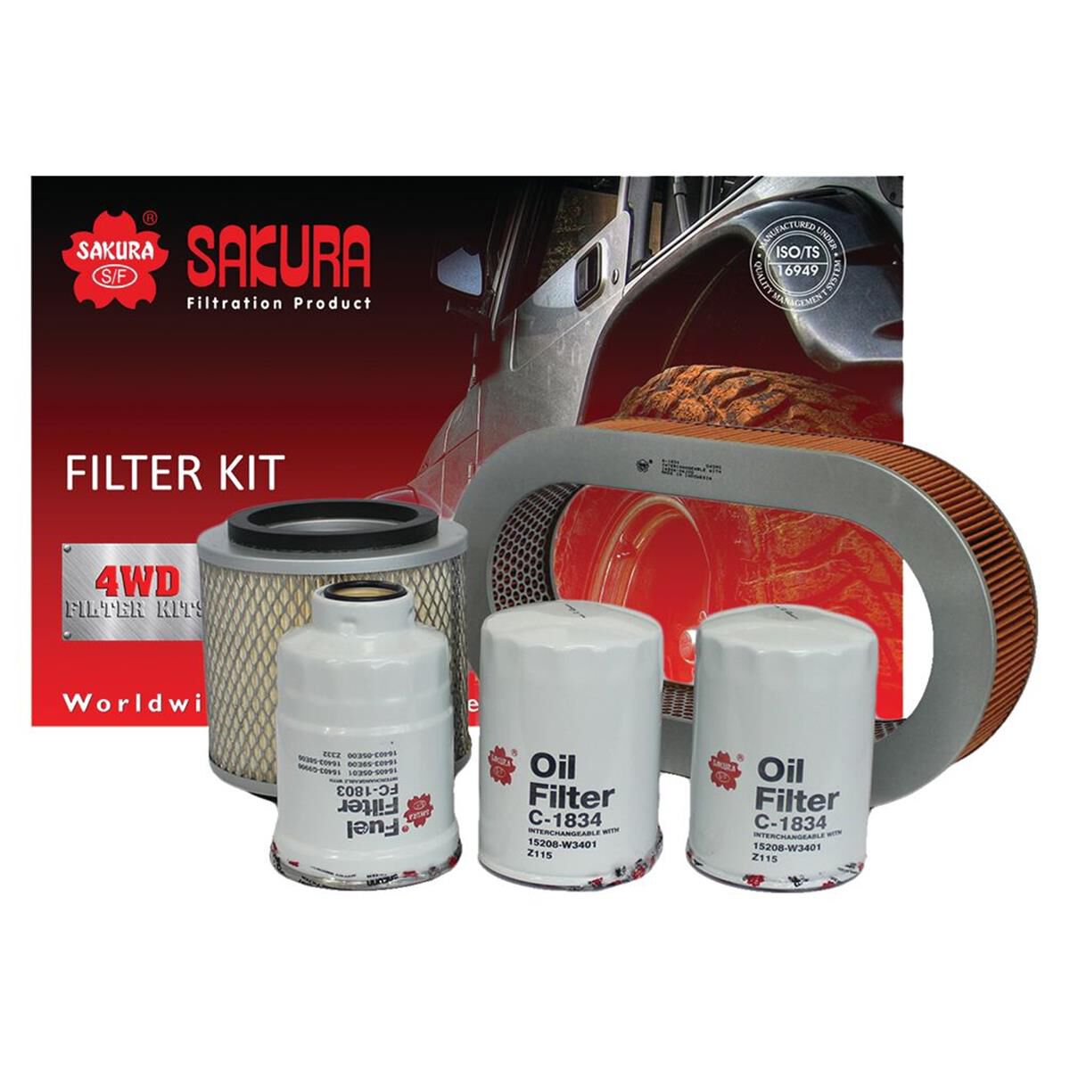 FILTER KIT OIL AIR FUEL NISSAN, , scaau_hi-res
