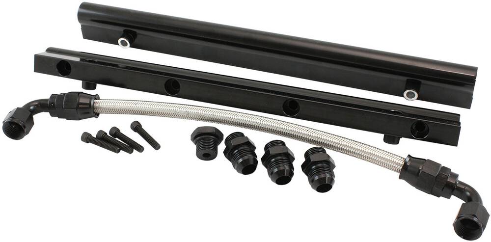 Aeroflow GM LS Modular Fuel Rail Kit Intake Manifold Hi Rise - AF6999 ...