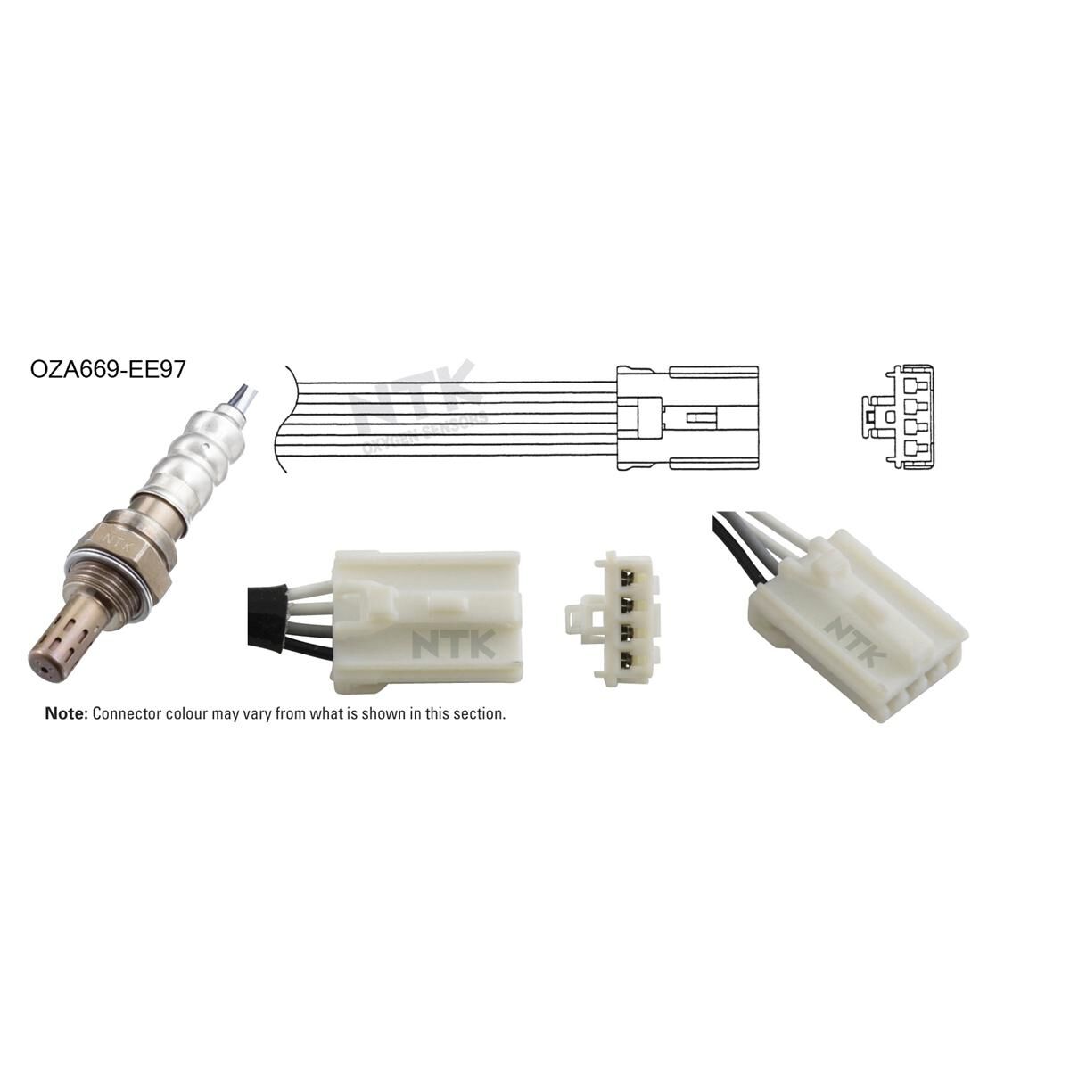 NTK OXYGEN SENSOR - OZA669-EE97, , scaau_hi-res