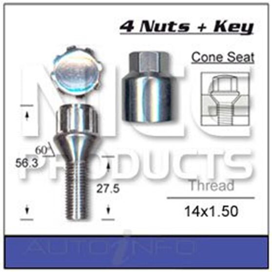 Nice Locking Wheel Nut R6LOCK Supercheap Auto
