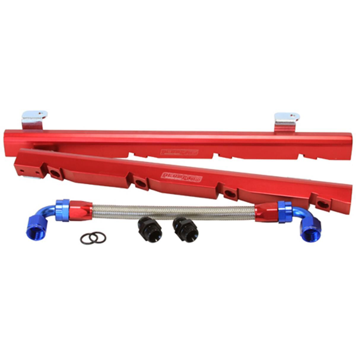 Holden 5L EFI Rail kit Red, , scaau_hi-res