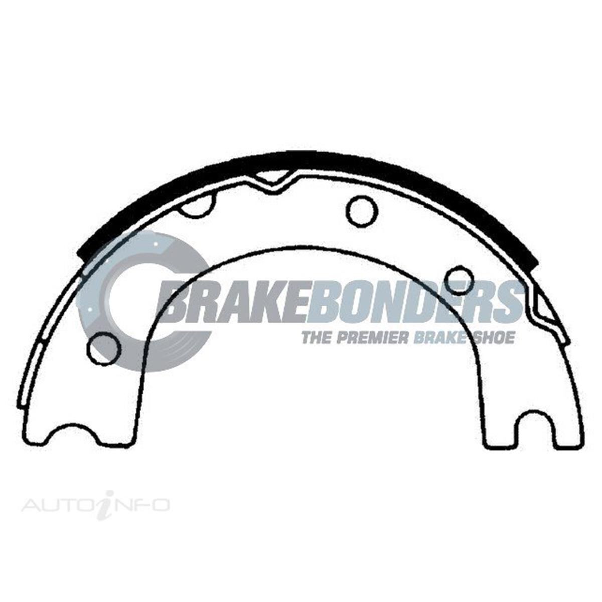Brake Shoes - Toyota [2Pcs] Parking Brake 160mm, , scaau_hi-res
