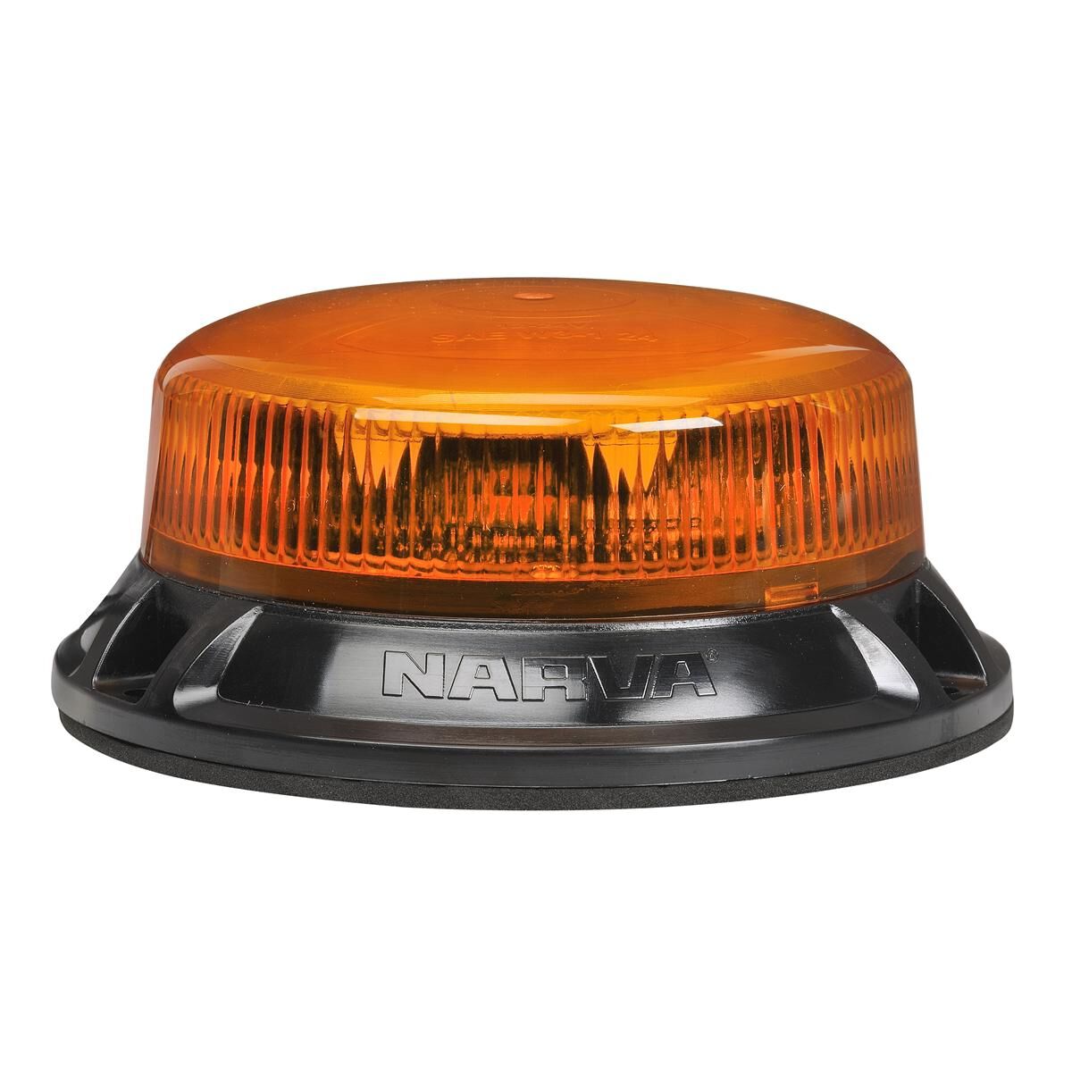Narva 9-33V Low Profile Eurotech II LED Strobe Rotator (Amber) - Flange Base, , scaau_hi-res