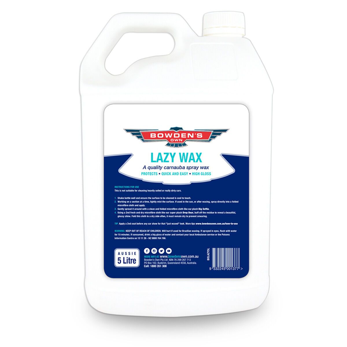 Lazy Wax 5L, , scaau_hi-res